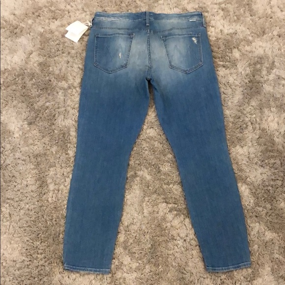 MOTHER The Looker Crop Shake Well Jean NWT - Picture 5 of 12